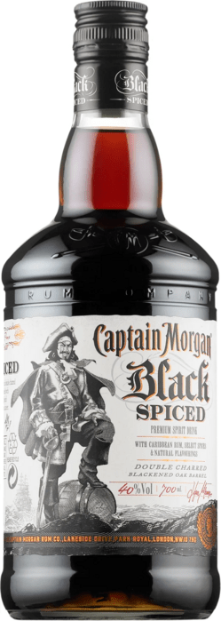 Captain Morgan Black Spiced 0,7 l (čistá fľaša)