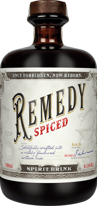 Remedy Spiced 41,5% 0,7 l (čistá fľaša)
