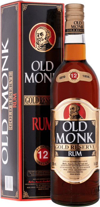 Old Monk Gold Reserva 42,8% 0,7 l (kartón)