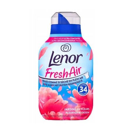 Lenor Fresh Air Jardins En Fleurs koncentrovaná aviváž 0,476l na 34 pracích dávok
