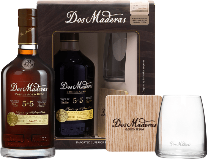 Dos Maderas PX 5+5y 40% 0,7 l (darčekové balenie 1 pohár)