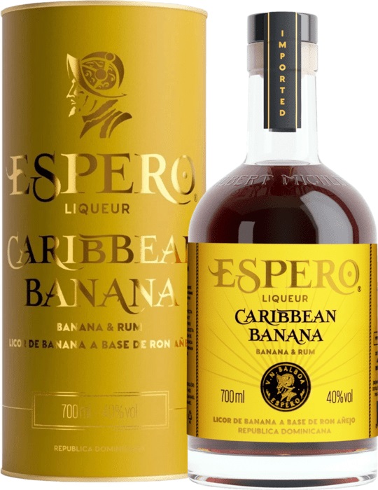 Ron Espero Caribbean Banana 40% 0,7 L (tuba)