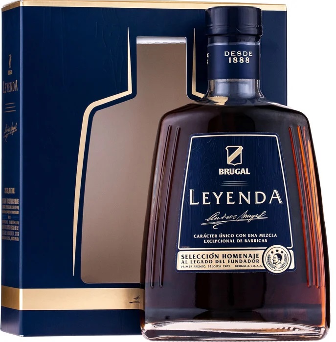 Brugal Leyenda Selección Homenaje Tmavý rum 38% 0,7 l (kartón)