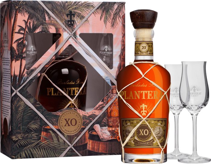 Plantation 20th Anniversary 40% 0,7 l (dárčekové balenie 2 poháre)