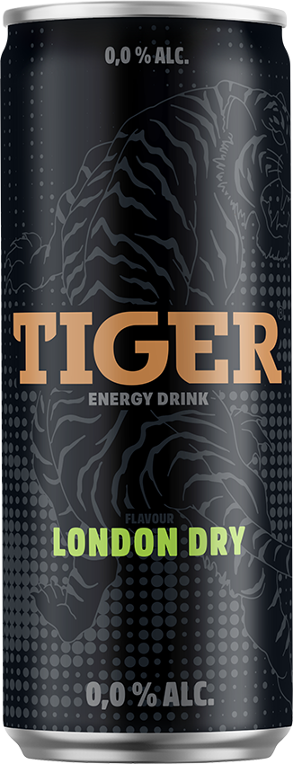 TIGER London Dry energetický nápoj 250 ml