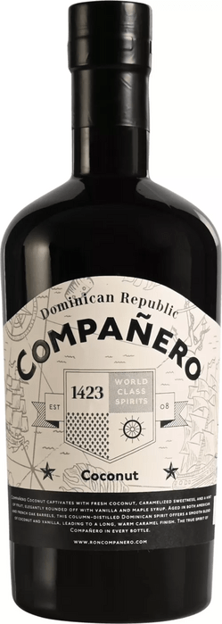 Companero Coconut 40%, 0.7 L (čistá fľaša)