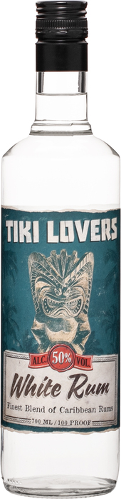Tiki Lovers White Rum 50% 0,7 l (čistá fľaša)