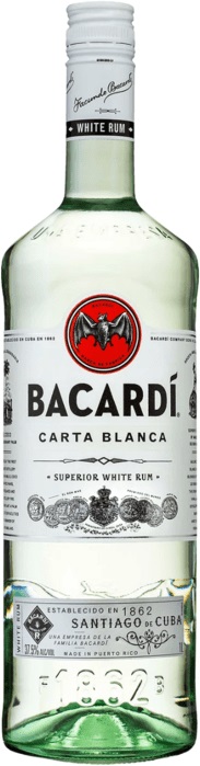 Bacardi Carta Blanca 37,5% 0,7 l (čistá fľaša)
