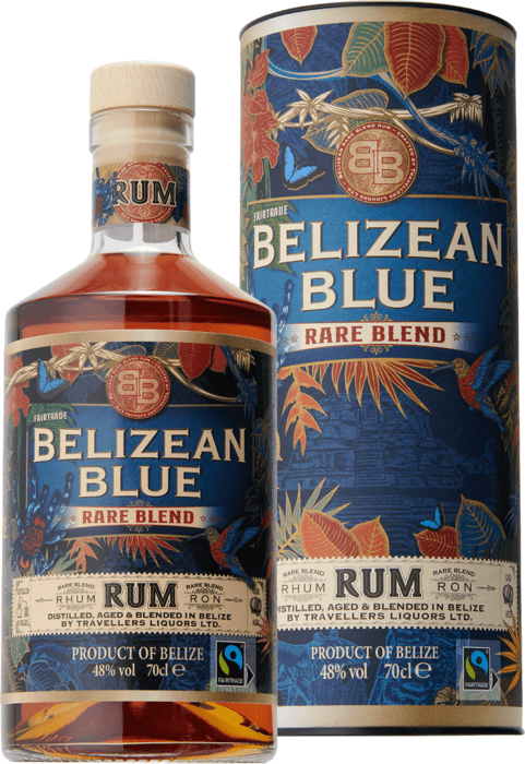 Belizean Blue Rare Blend 48% 0,7 l (tuba)