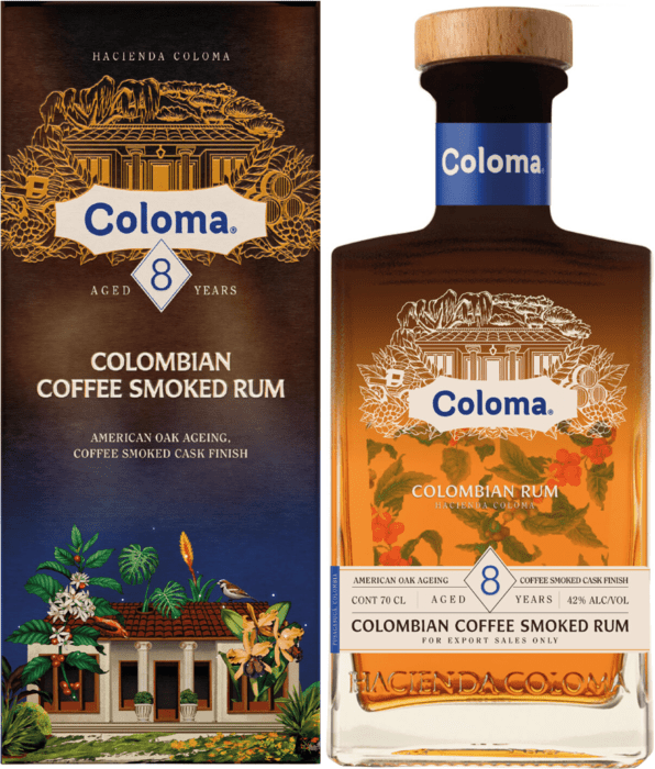 Coloma 8y Colombian Coffee Smoked Rum 42% 0,7 l (kartón)