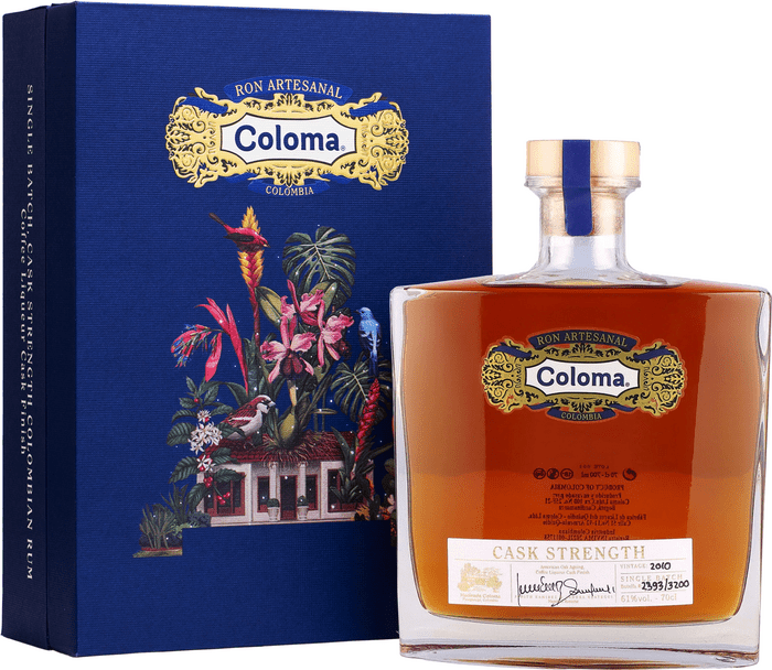 Coloma Cask Strength 2010 61% 0,7 l (kartón)