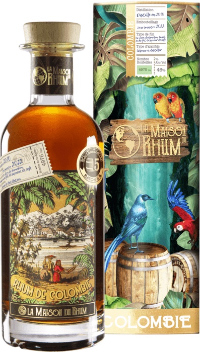La Maison du Rhum Colombie 2010/ 2022 Batch No.5 46% 0,7 l (tuba)