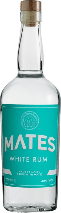 Mates White Rum 40% 0,7 l (čistá fľaša)