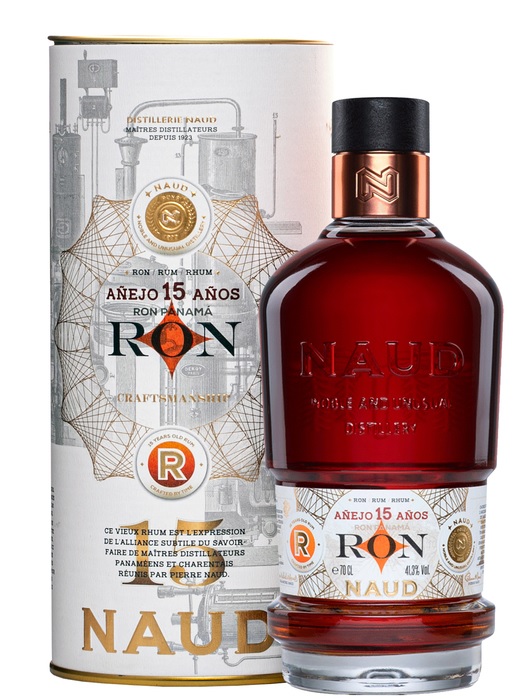 Naud Ron Añejo Panama 15 ročný v tube 41,3% 0,7l