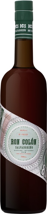 Ron Colón Salvadoreño Coffee Infused Rum 40,5% 0,7 l (čistá fľaša)