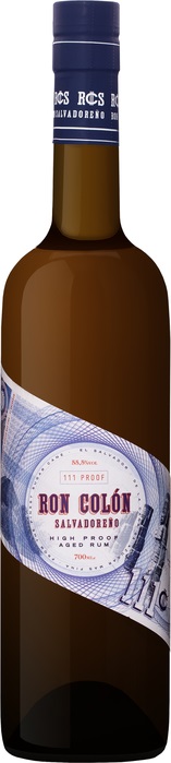 Ron Colón Salvadoreño High Proof Aged Rum 55,5% 0,7 l (čistá fľaša)