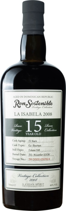 Ron Sostenible 15y La Isabela 46% 0,7 l (čistá fľaša)