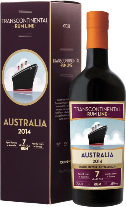 Transcontinental Rum Line Australia 2014 48% 0,7 l (kartón)