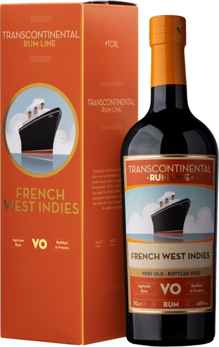 Transcontinental Rum Line French West Indies VO 2022 46% 0,7 l (kartón)