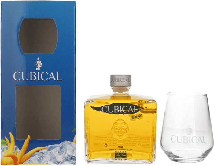 Cubical Mango 37,5% 0,7 l (darčekové balenie 1 pohár)
