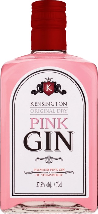 Kensington Gin Pink 37,5% 0,7 l (čistá fľaša)
