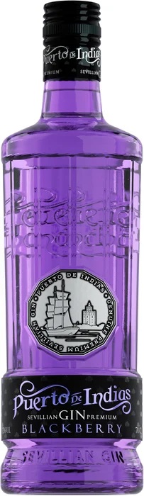 Puerto de Indias Blackberry 37,5% 0,7 l (čistá fľaša)