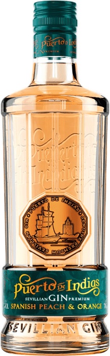 Puerto de Indias Spanish Peach & Orange 37,5% 0,7 l (čistá fľaša)