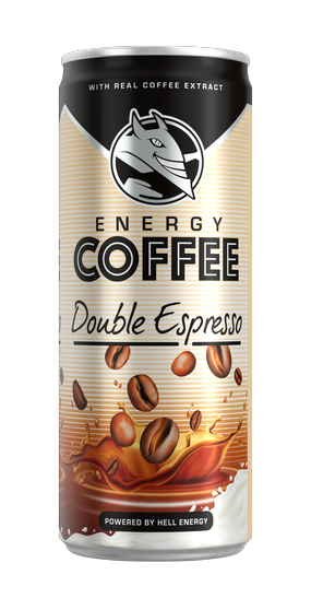 HELL Energy Coffee double espresso 250 ml, plech