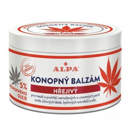 Alpa konopný hrejivý balzam 250ml