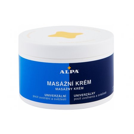 Alpa masážny krém 250ml Univerzálny