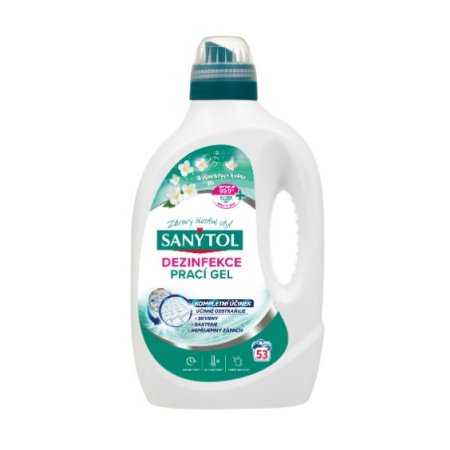 Sanytol Kvety prací gél 2,65L na 53 pracích dávok