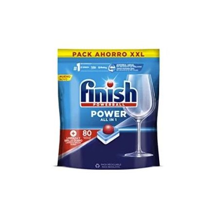 Finish Powerball Power All in 1 Regular tablety do umývačky riadu 80ks