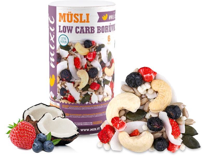 Mixit Müsli low carb - Čučoriedka- 400g