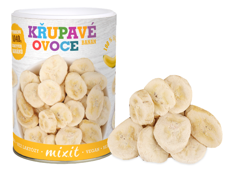 Mixit Banán - Chrumkavé ovocie - 130g