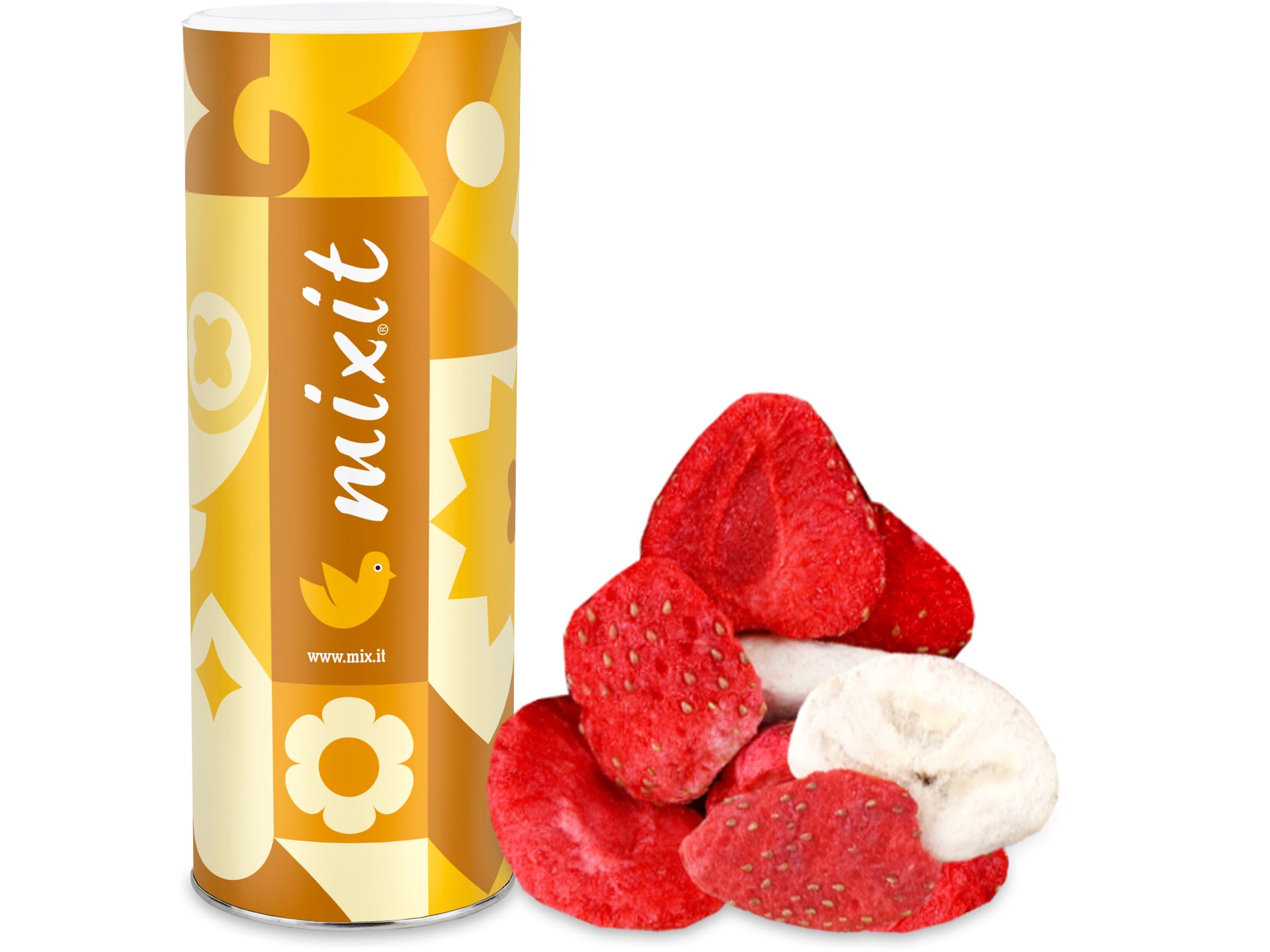 Mixit Veľké chrumkavé ovocie banán a jahoda 160 g