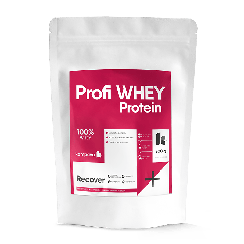 Kompava Profi WHEY Protein 500g Príchuť: čokoláda