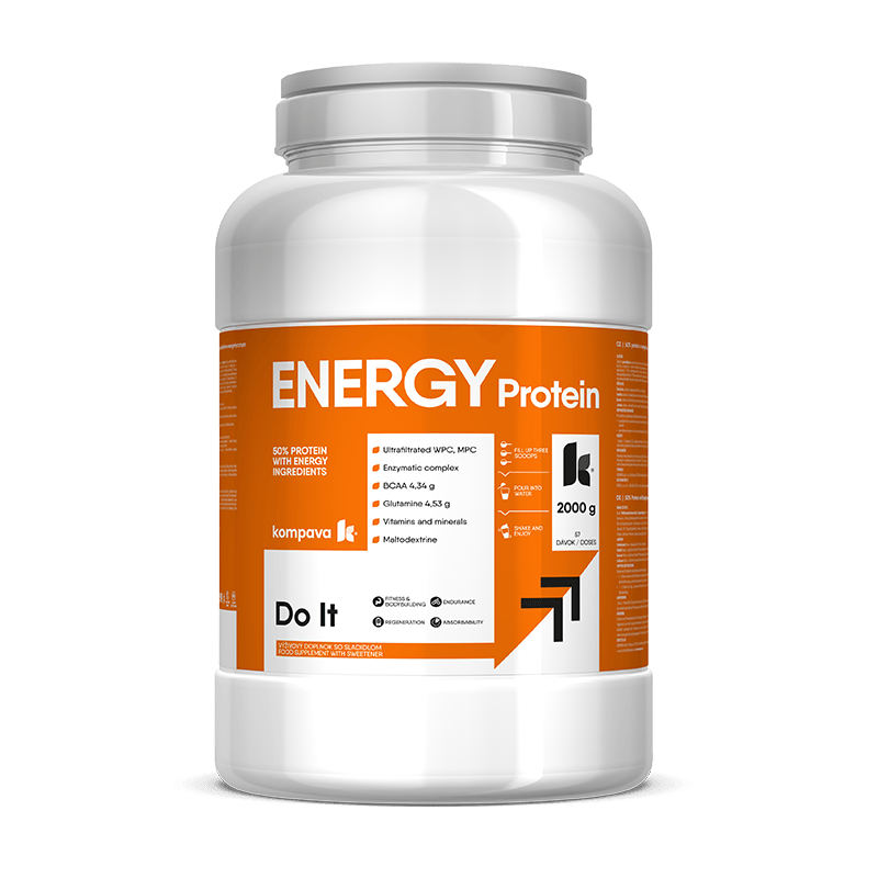 Kompava ENERGY Protein 2000g Príchuť: vanilka