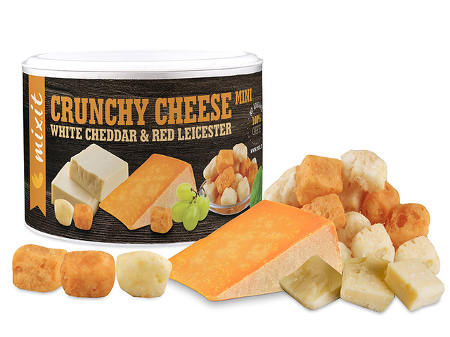 Mixit Chrumkavý syr - White Cheddar & Red Leicester - 70g
