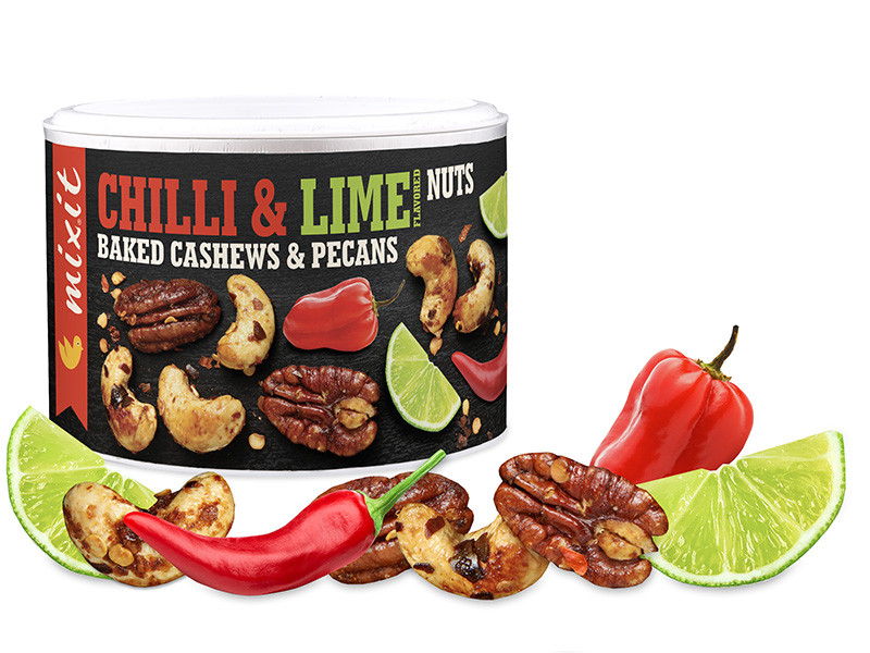 Mixit Oriešky z pece - Habanero chilli a limetka - 150g