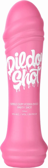 Dildo Shot Bubblegum Vodka Based Party 10% 0,7 l (čistá fľaša)