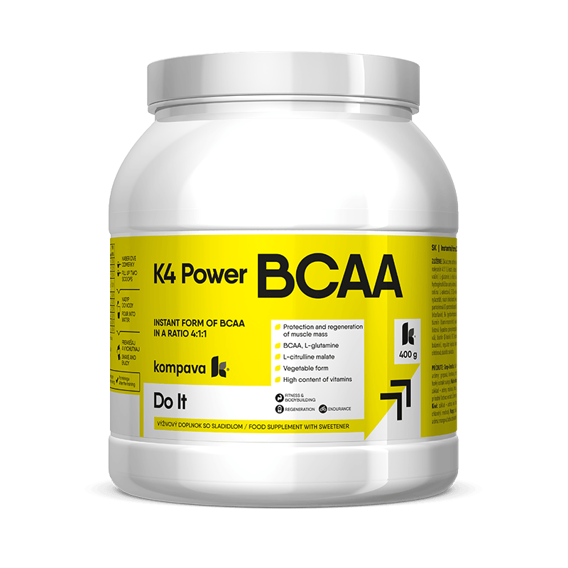 Kompava K4 Power BCAA 400 g Príchuť: mango