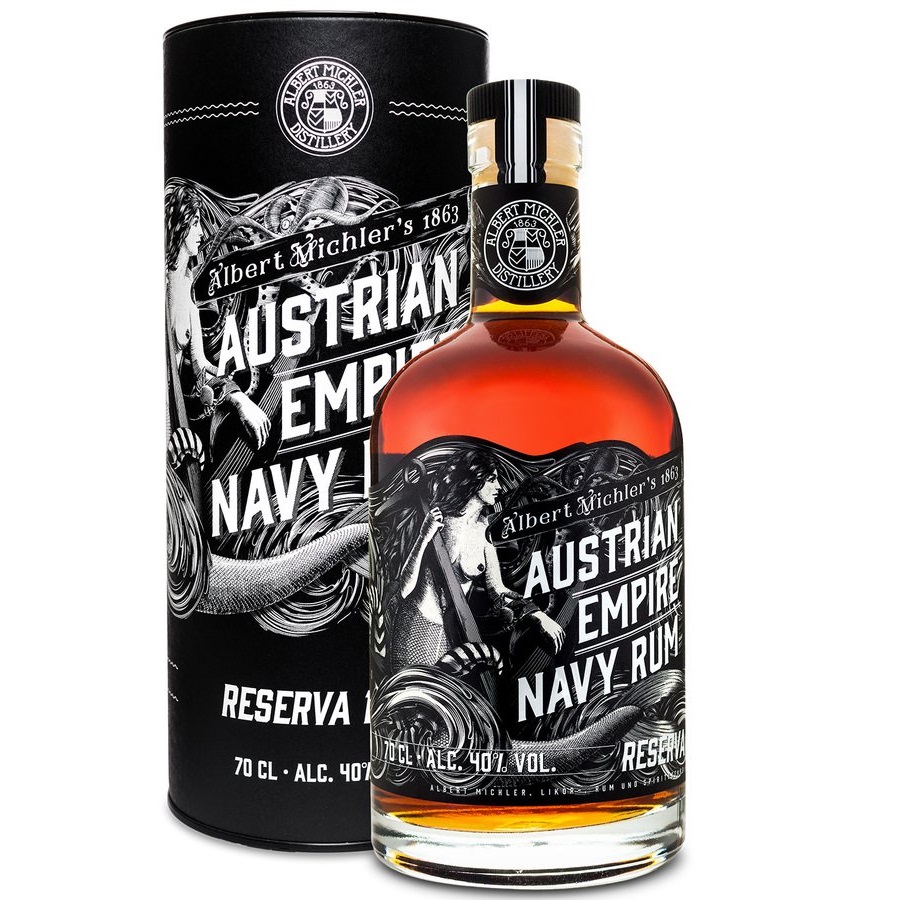 Austrian Empire Navy Reserve 1863 Rum 0,7 l - Old Ed 40% 0,7 l (tuba)