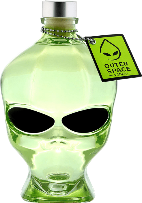 Outerspace Alien Head Vodka 40% 0,7 l (čistá fľaša)