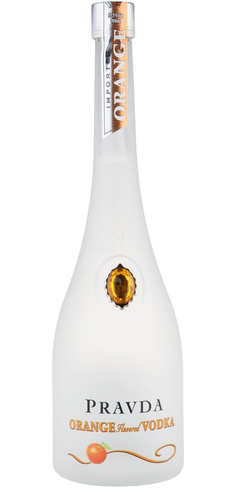 Pravda Vodka Orange 37,5% 0,7 l (čistá fľaša)
