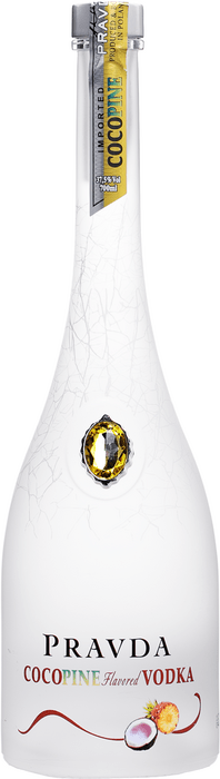 Pravda Vodka CocoPine 37,5% 0,7 l (čistá fľaša)