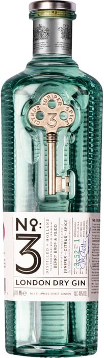 No.3 Gin No.3 London Dry Gin 46% 0,7l