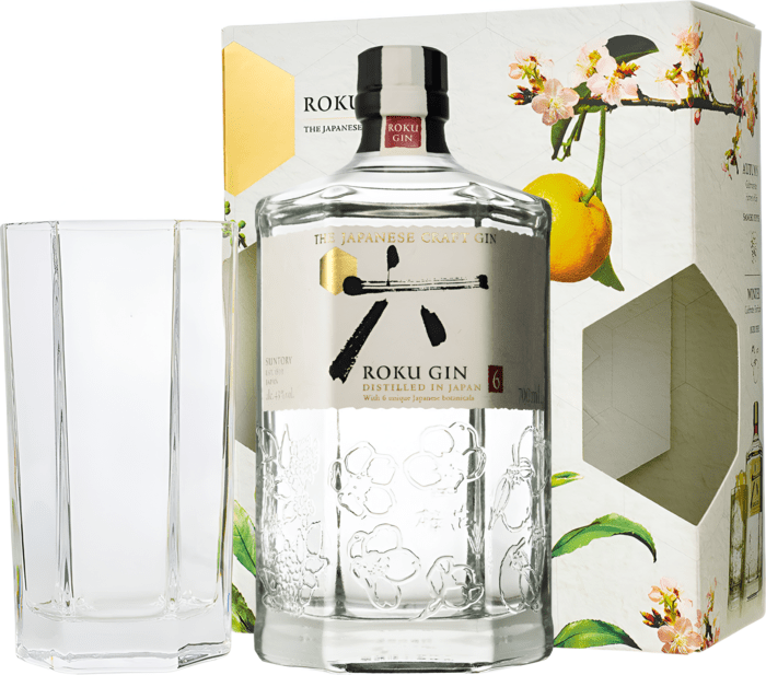 Roku Japanese Craft Gin + 1 pohár 43% 0,7l