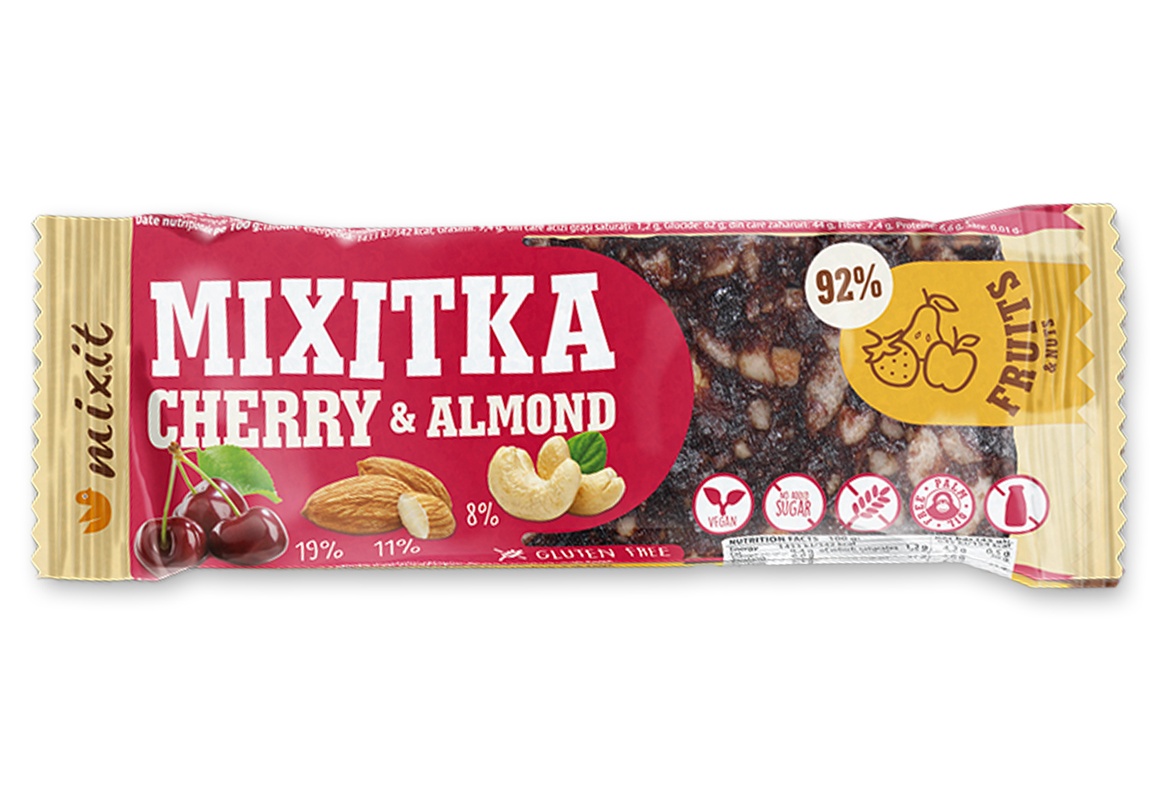 Mixit Mixitka BEZ LEPKU čerešňa + mandle