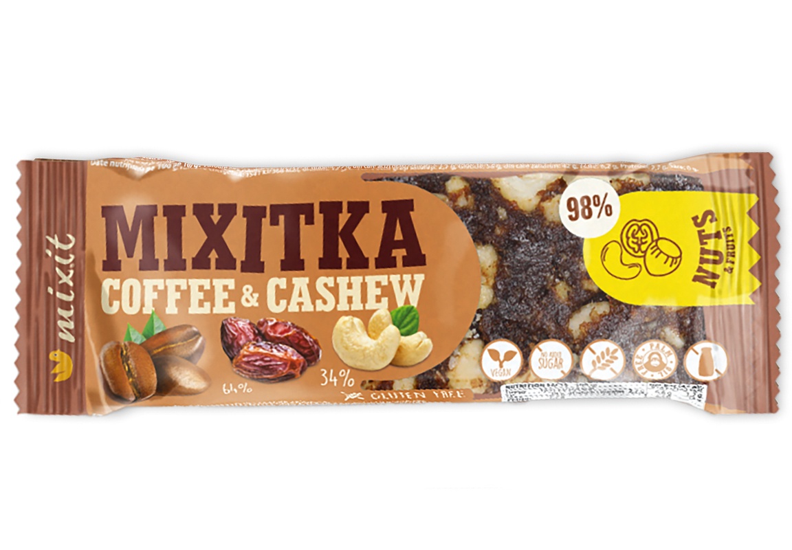 MIXIT Mixitka bez lepku káva a kešu 44 g