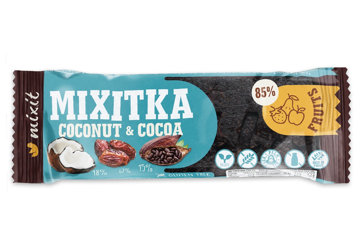 Mixit Mixitka BEZ LEPKU Kokos + Kakao 45 g